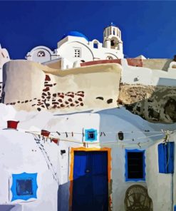 Thira Santorini paint by numbers