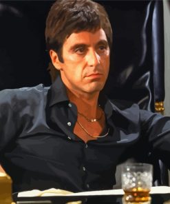 Tony Montana Scarface paint by number