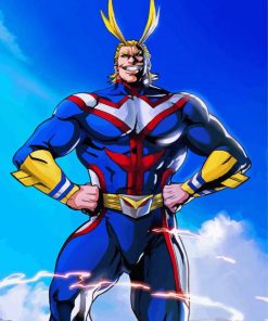 Toshinori Yagi All Might paint by number
