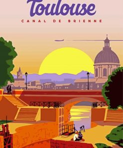 Toulouse Poster paint by number