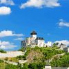 Trencin Castle Slovakia paint by number