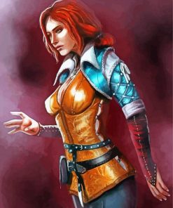 Triss Merigold The Witcher Game paint by number