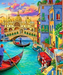 Venice Canal paint by number