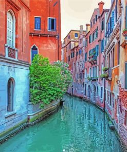 Venice Water City Canal paint by number