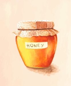 Vintage Honey Jar paint by number