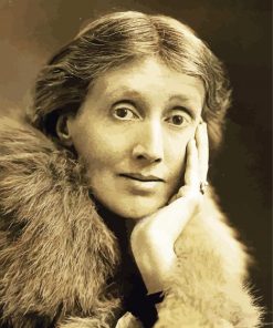 Virginia Woolf paint by number