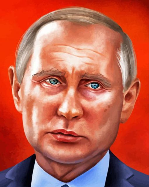 Vladimir Putin Illustration paint by number