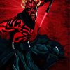 Warrior Darth Maul paint by numbers
