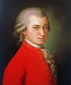 Wolfgang Amadeus Mozart paint by number