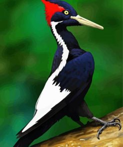 Woodpecker Bird Animal paint by number