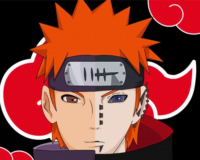 Yahiko Naruto Character paint by number
