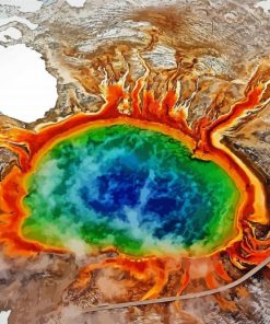 Yellowstone National Park paint by number
