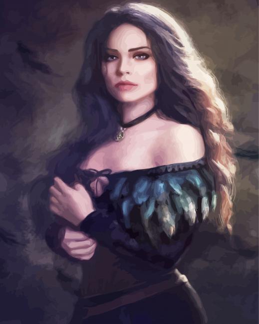 Yennefer Witcher paint by number