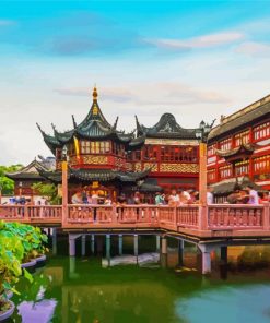 Yu Garden Shanghai paint by numbers