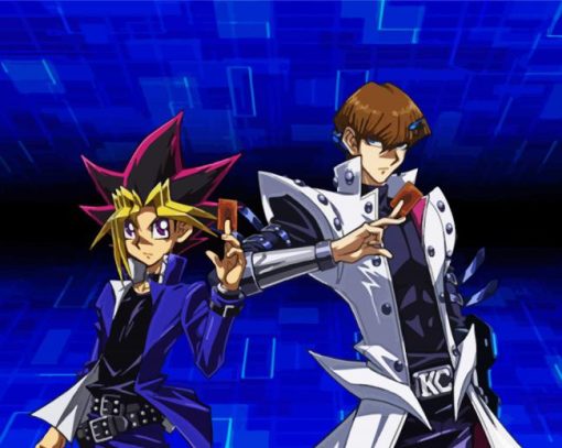 Yu Gi Oh And Seto Kaiba Character paint by number