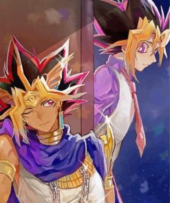 Yugi Muto Anime Illustration paint by number