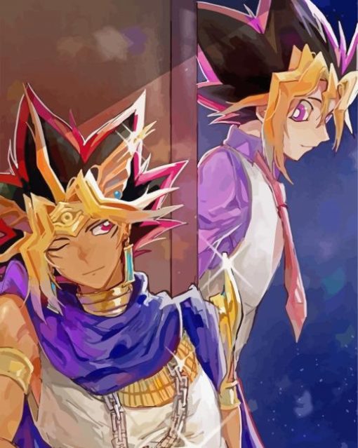 Yugi Muto Anime Illustration paint by number