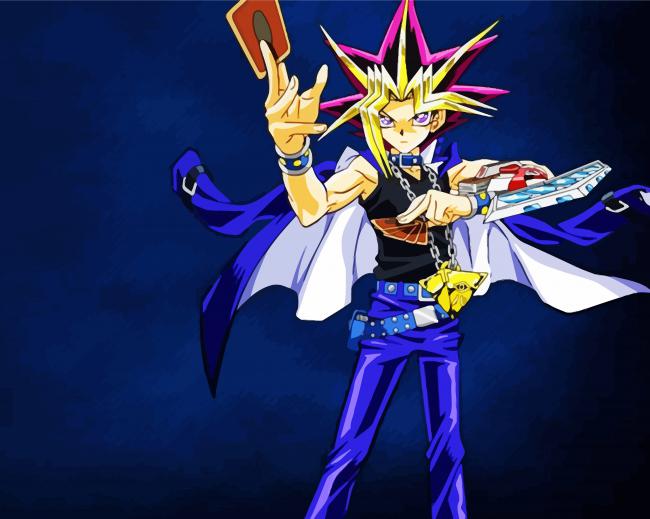 Yu Gi Mutou paint by numbers