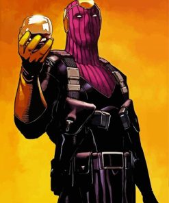 Zemo Marvel Illustration paint by numbers