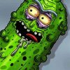 Zombie Pickle paint by numbers