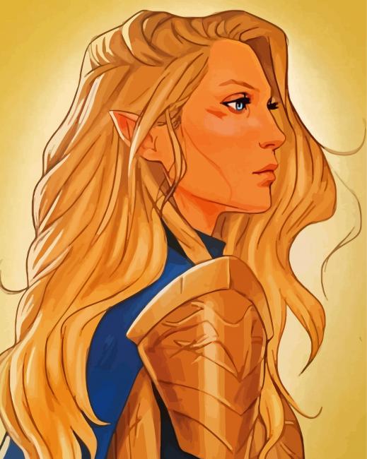 Throne of Glass Digital Drawing — katiexciting