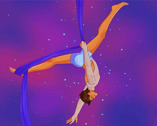 Aerial Dancer paint by number
