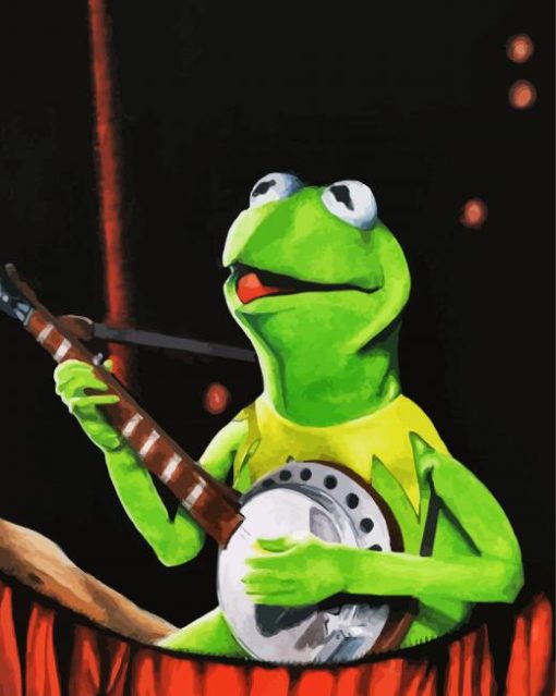 Aesthetic Kermit paint by number