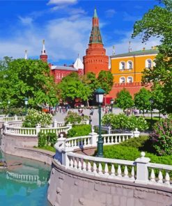 Aesthetic Alexander Garden Russia paint by numbers