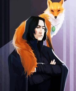 Aesthetic Professor Severus Snape paint by number