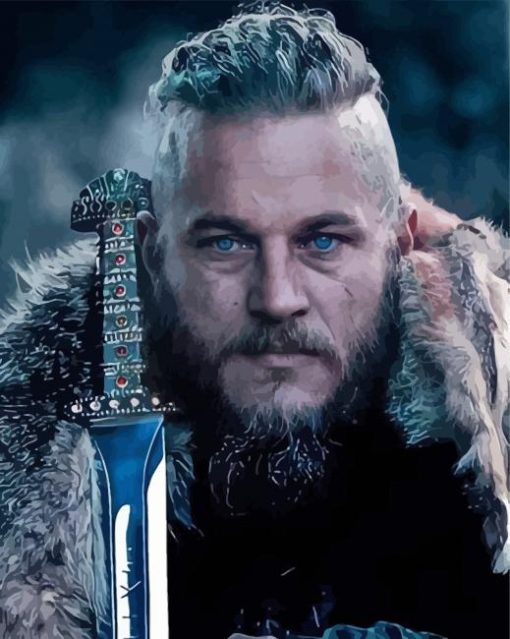 Aesthetic Ragnar paint by number
