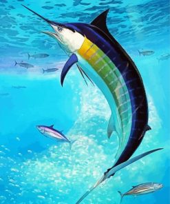 Aesthetic Sailfish paint by numbers