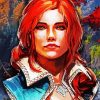 Aesthetic Triss Merigold paint by number