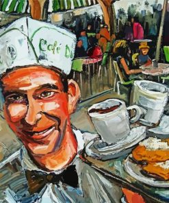 Cool Waiter paint by numbers