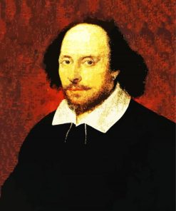 Aesthetic William Shakespeare paint by number