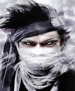 Aesthetic Zabuza paint by number