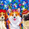 Aesthetic Cute Dogs paint by numbers