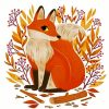 Aesthetic Fox paint by number