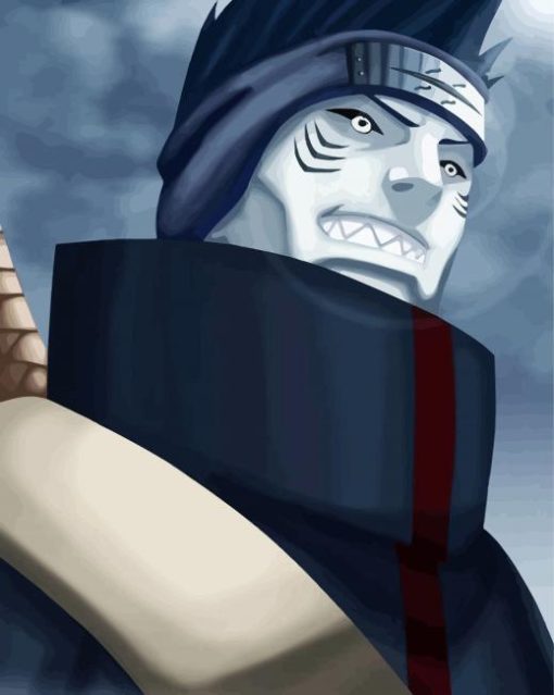 Aesthetic Kisame Illustration Anime paint by number