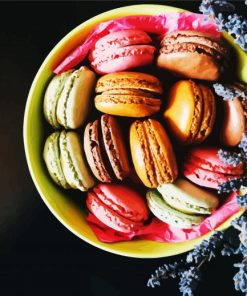 Aesthetic Macarons paint by number