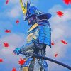 Aesthetic Samurai Warrior paint by numbers