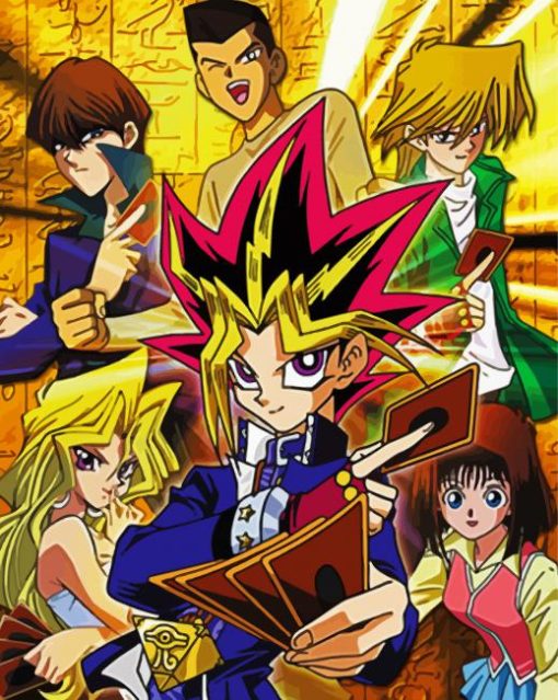Anime Character Yu Gi Oh paint by numbers