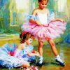 Ballerina Sisters paint by number
