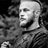 Black And White Ragnar Lathbrok paint by numbers