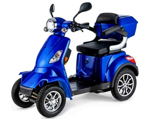 Blue Scooter paint by number