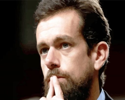 Ceo Of Twitter Jack Patrick Dorsy paint by numbers