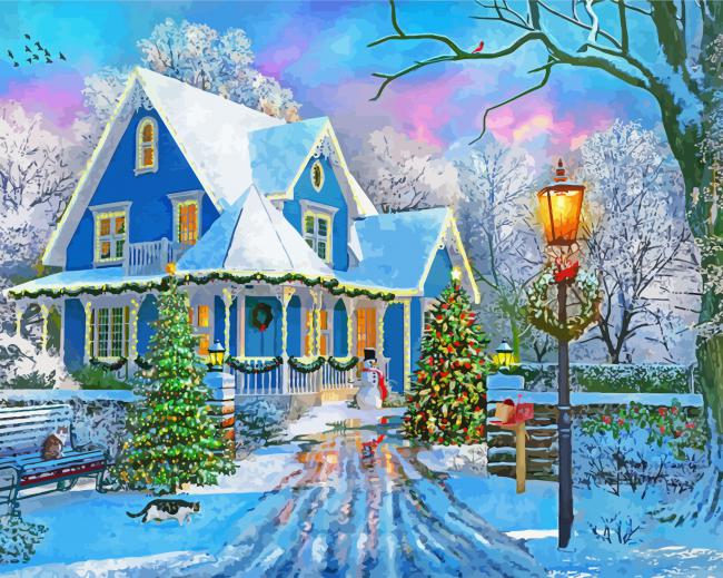 Christmas Day paint by number