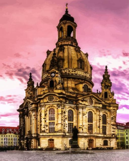 Church Of Our Lady Dresden paint by number