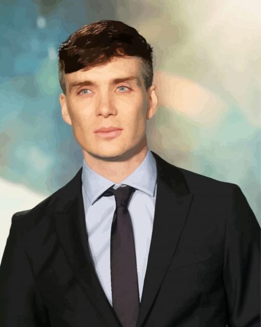Cillian Murphy Actor paint by number