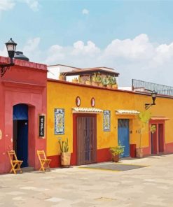 Colorful Oaxaca Mexico paint by number