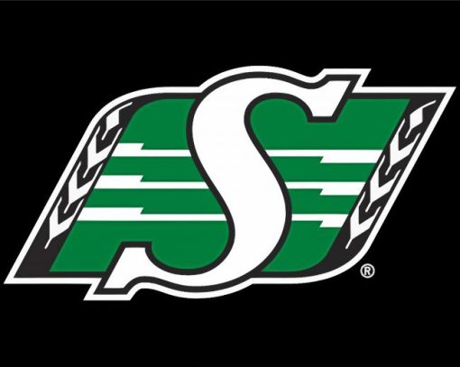 Cool Sakatchewan Roughriders Logo paint by numbers